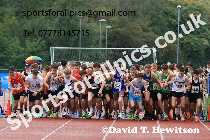 Mens Under-17s 2025 Northern Athletics Autumn Road Relays, Leigh, Lancashire. Photo: David T. Hewitson/Sports for All Pics